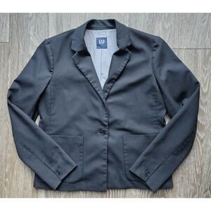GAP Black Blazer Jacket Career Business‎ Casual Work Office Women's Size 8